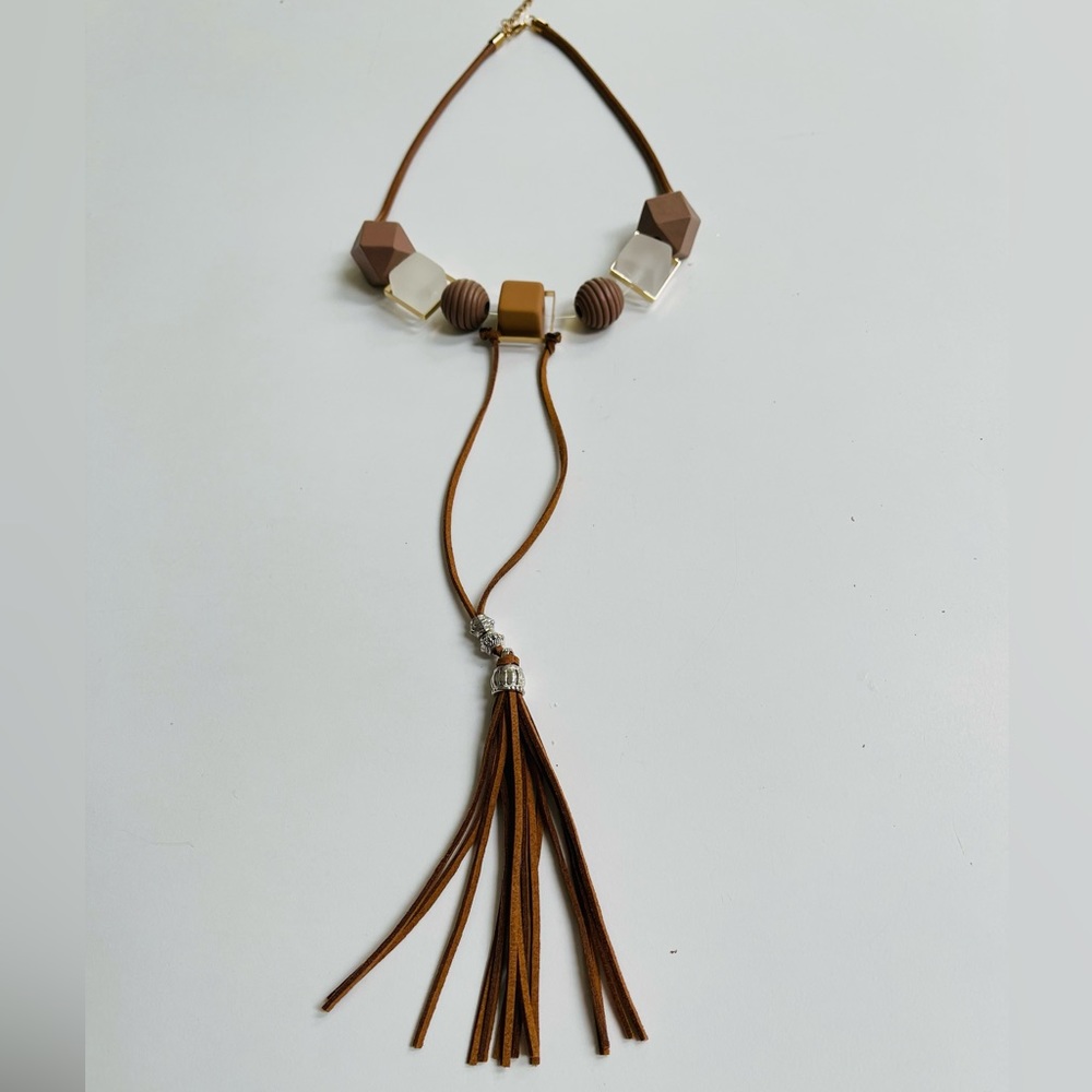 Rawhide  necklace